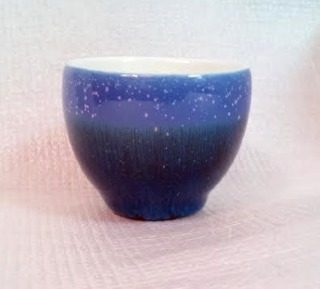 HWK101 雪晶紫色双層 隔熱小茶杯 80CC