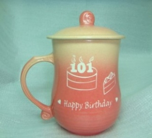 BK203 霧面紅色--美人杯雕刻蛋糕圖 